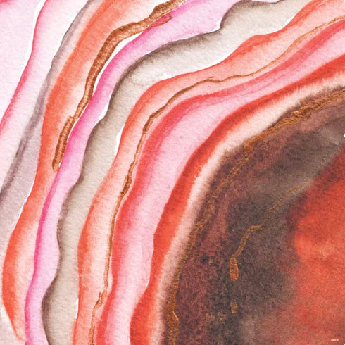 Orange Watercolor Geode PS4 Console and Controller Bundle Skin