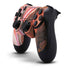 Orange Watercolor Geode PS4 Pro/Slim Controller Skin