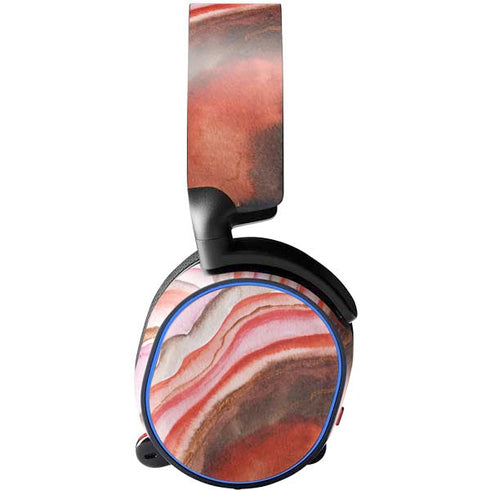 Orange Watercolor Geode SteelSeries Arctis 5 Skin