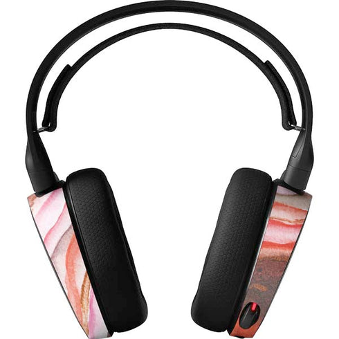 Orange Watercolor Geode SteelSeries Arctis 5 Skin