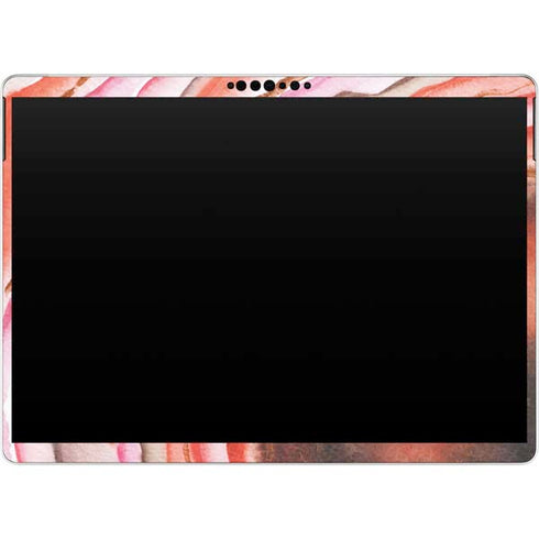 Orange Watercolor Geode Surface Pro 9 Skin