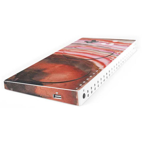Orange Watercolor Geode Xbox Adaptive Controller Skin