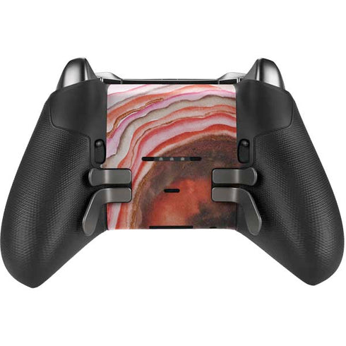 Orange Watercolor Geode Xbox Elite Wireless Controller Series 2 Skin