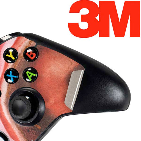 Orange Watercolor Geode Xbox One Controller Skin
