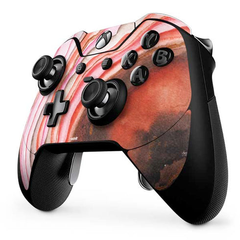 Orange Watercolor Geode Xbox One Elite Controller Skin