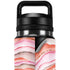Orange Watercolor Geode YETI Rambler 26oz Bottle Skin