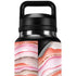 Orange Watercolor Geode YETI Rambler 36oz Bottle Skin