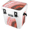 Orange Watercolor Geode YETI Roadie 24 Hard Cooler Skin