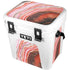 Orange Watercolor Geode YETI Roadie 24 Hard Cooler Skin