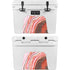 Orange Watercolor Geode YETI Tundra 35 Hard Cooler Skin
