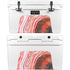 Orange Watercolor Geode YETI Tundra 45 Hard Cooler Skin