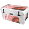 Orange Watercolor Geode YETI Tundra 65 Hard Cooler Skin
