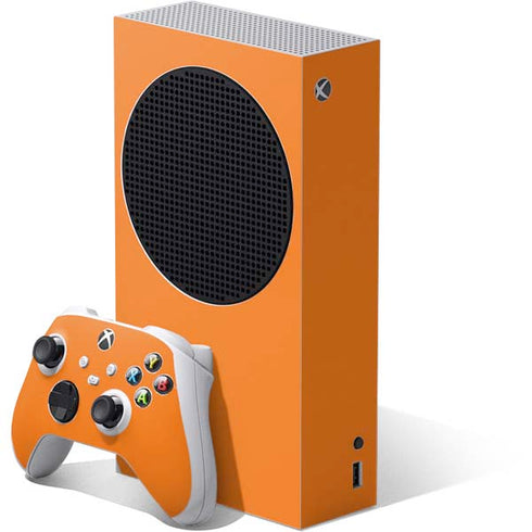 Orange Solid Xbox Series S Bundle Skin