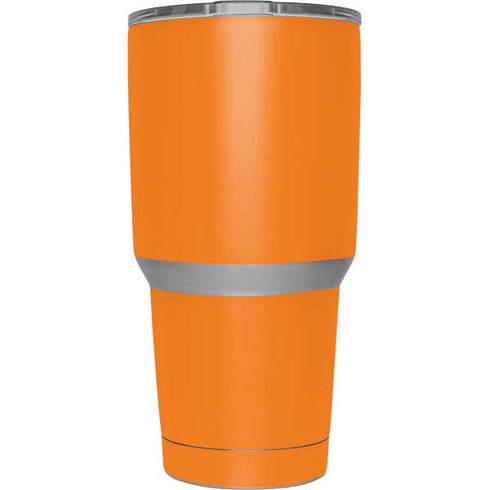 Orange Solid Yeti 30oz Rambler Tumbler Skin