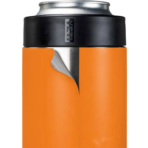 Orange Solid Yeti Colster Can Insulator Skin