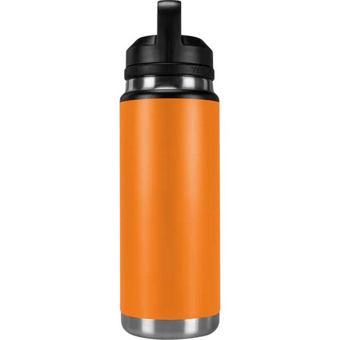 Orange Solid YETI Rambler 26oz Bottle Skin