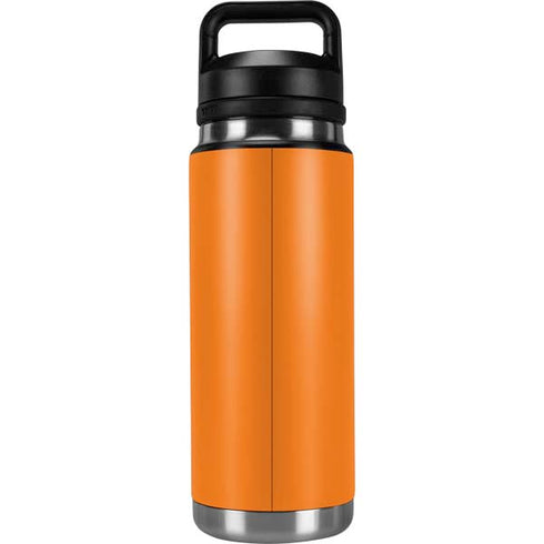Orange Solid YETI Rambler 26oz Bottle Skin