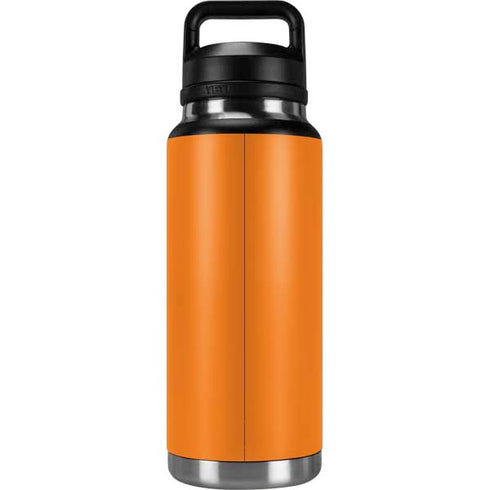 Orange Solid YETI Rambler 36oz Bottle Skin