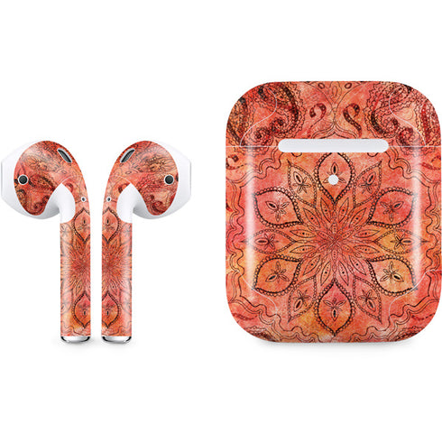 Orange Zen Apple AirPods 2 Skin