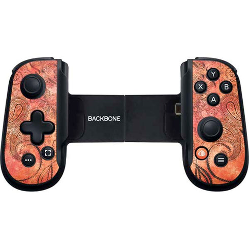 Orange Zen Backbone One for iPhone Game Controller Skin