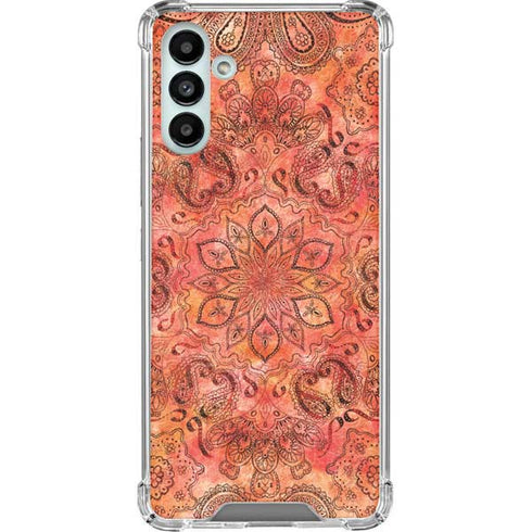 Orange Zen Galaxy A13 5G Clear Case