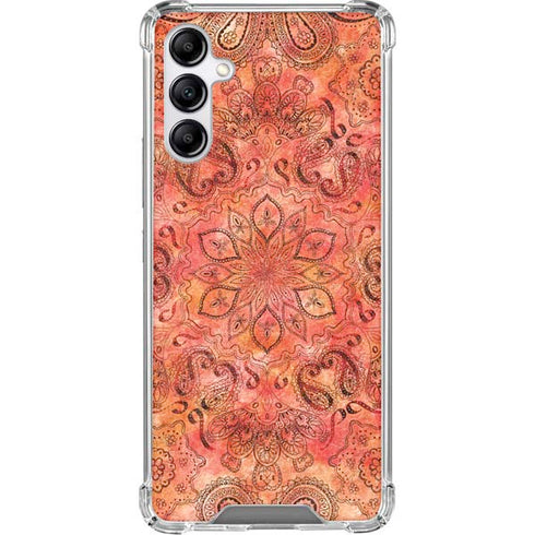 Orange Zen Galaxy A15 5G Clear Case