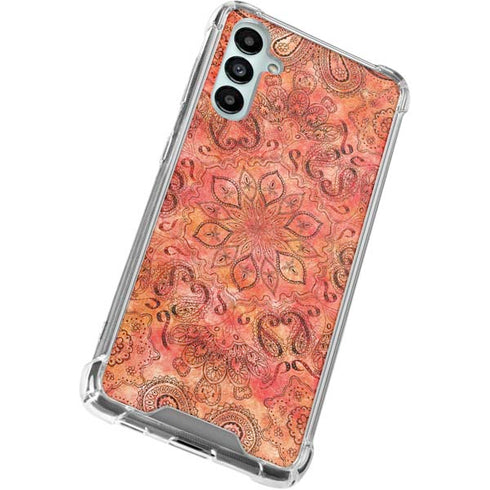 Orange Zen Galaxy A15 5G Clear Case
