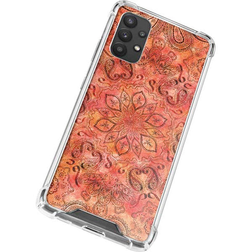 Orange Zen Galaxy A32 5G Clear Case