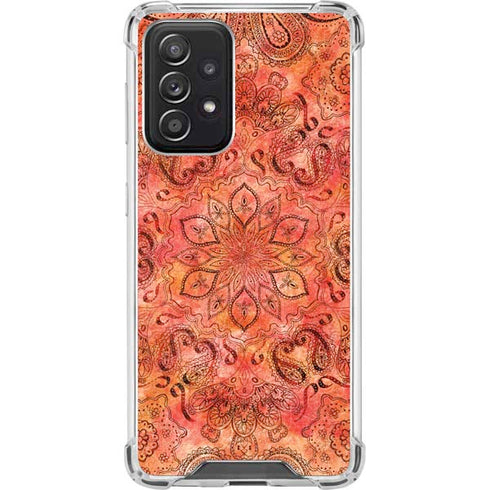 Orange Zen Galaxy A52 5G Clear Case
