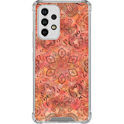 Orange Zen Galaxy A53 5G Clear Case