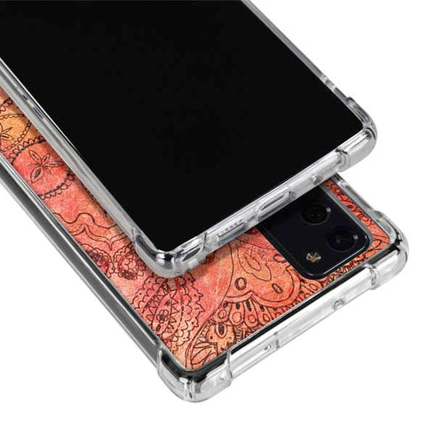 Orange Zen Galaxy Note20 5G Clear Case