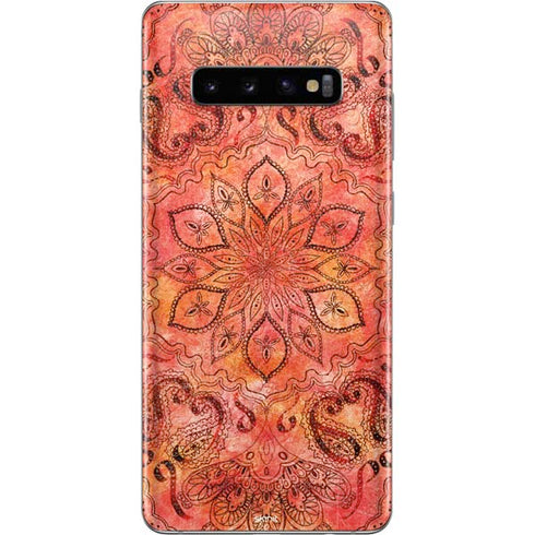 Orange Zen Galaxy S10 Plus Skin