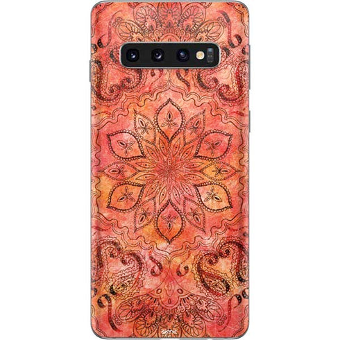 Orange Zen Galaxy S10 Skin