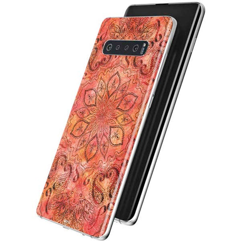 Orange Zen Galaxy S10 Skin