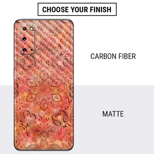 Orange Zen Galaxy S20 Skin
