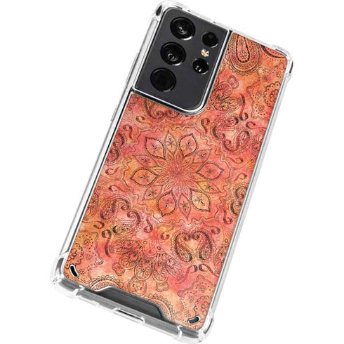 Orange Zen Galaxy S21 Ultra 5G Clear Case