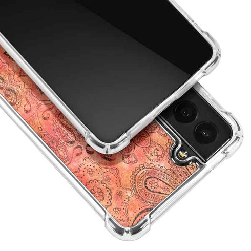 Orange Zen Galaxy S22 Clear Case