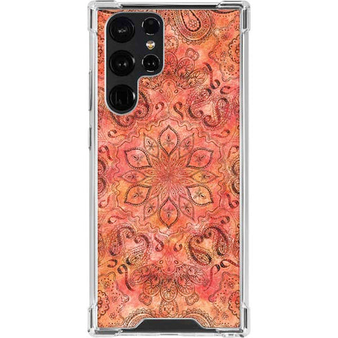 Orange Zen Galaxy S24 Ultra Clear Case