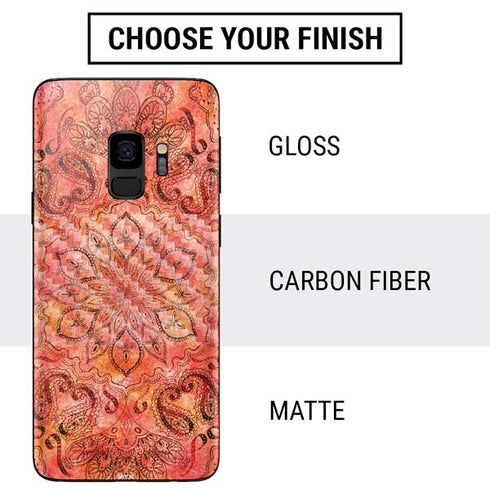 Orange Zen Galaxy S9 Skin