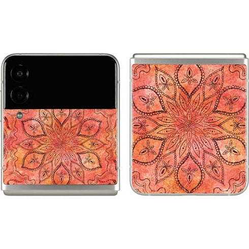 Orange Zen Galaxy Z Flip3 5G Skin