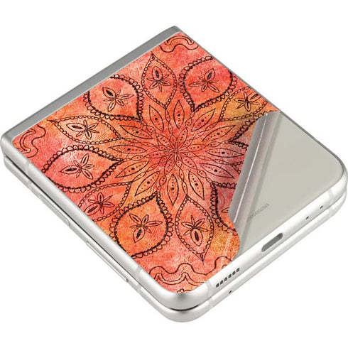 Orange Zen Galaxy Z Flip3 5G Skin