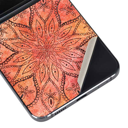 Orange Zen Galaxy Z Flip5 5G Skin