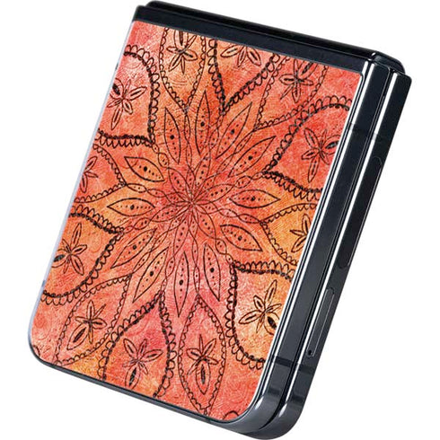 Orange Zen Galaxy Z Flip5 5G Skin