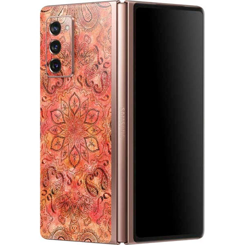 Orange Zen Galaxy Z Fold2 5G Skin