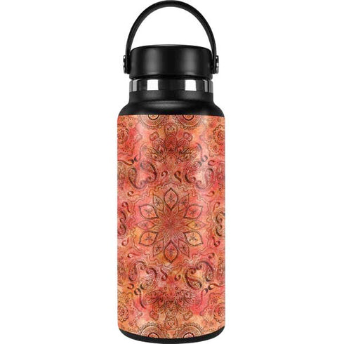 Orange Zen Hydro Flask 32oz Wide Mouth Skin