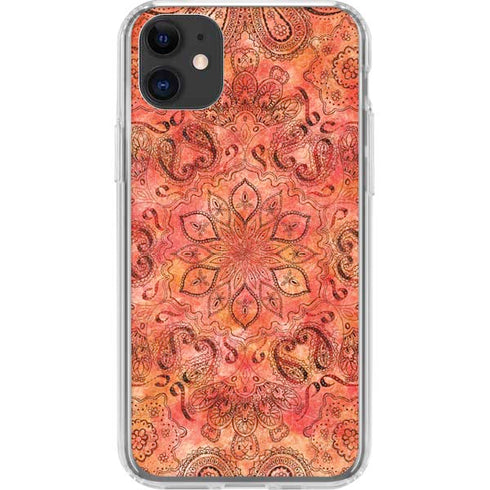 Orange Zen iPhone 11 Clear Case