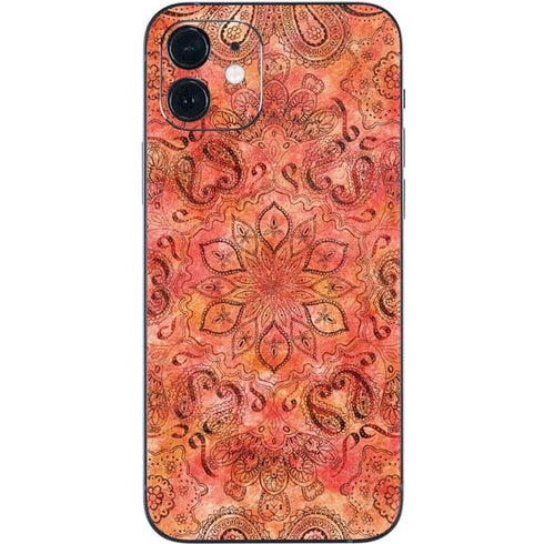 Orange Zen iPhone 12 Skin