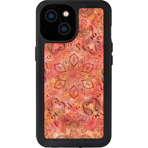 Orange Zen iPhone 13 Mini Waterproof Case