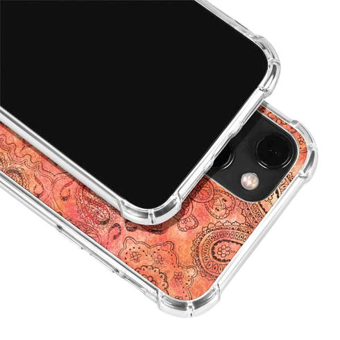 Orange Zen iPhone 14 Plus Clear Case