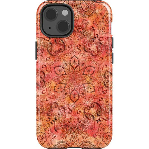 Orange Zen iPhone 15 Impact Case